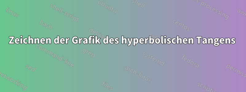 Zeichnen der Grafik des hyperbolischen Tangens