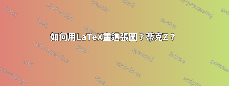 如何用LaTeX畫這張圖？蒂克Z？