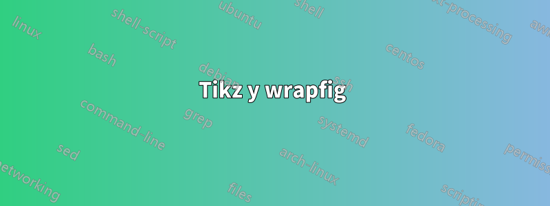 Tikz y wrapfig