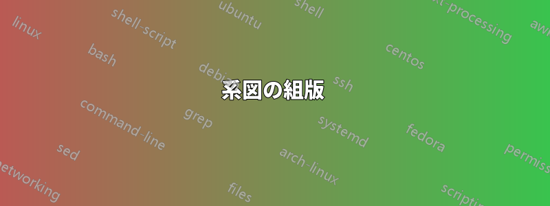 系図の組版