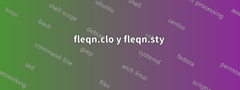 fleqn.clo y fleqn.sty