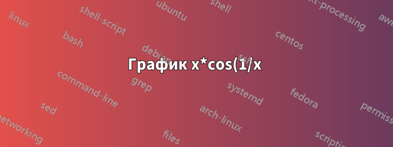 График x*cos(1/x)