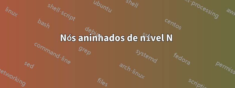 Nós aninhados de nível N