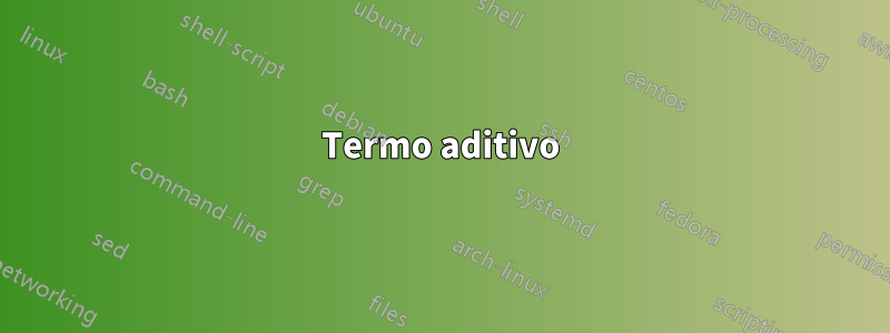 Termo aditivo