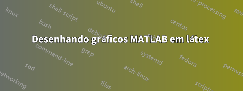 Desenhando gráficos MATLAB em látex