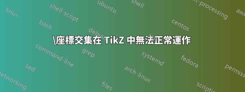 \座標交集在 TikZ 中無法正常運作