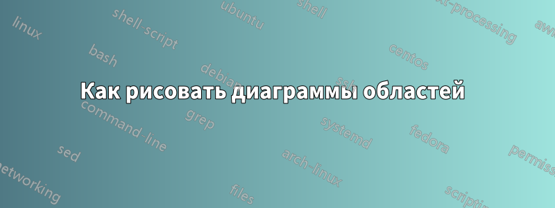 Как рисовать диаграммы областей 