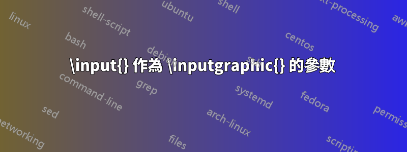 \input{} 作為 \inputgraphic{} 的參數