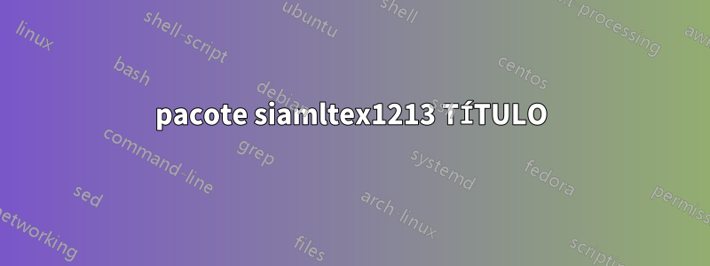 pacote siamltex1213 TÍTULO