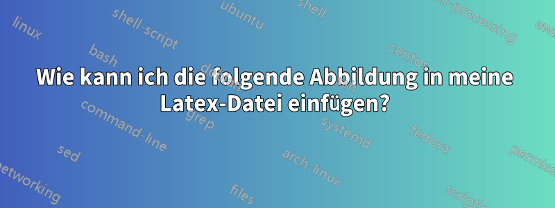 Wie kann ich die folgende Abbildung in meine Latex-Datei einfügen?