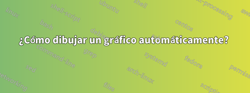 ¿Cómo dibujar un gráfico automáticamente?