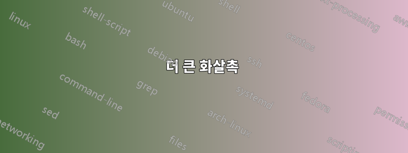 더 큰 화살촉