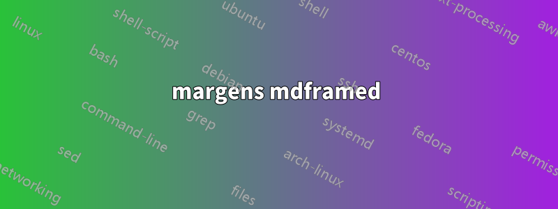 margens mdframed