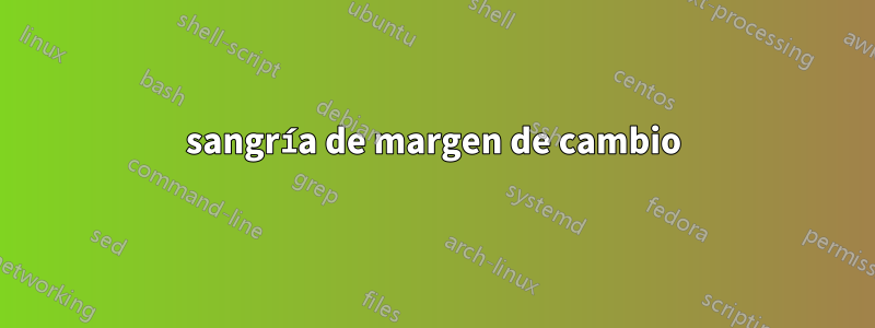 sangría de margen de cambio