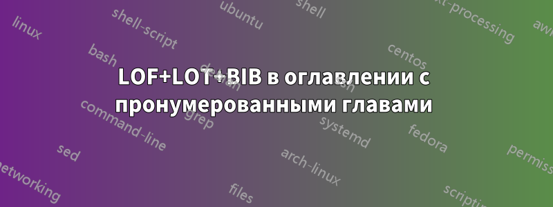 LOF+LOT+BIB в оглавлении с пронумерованными главами