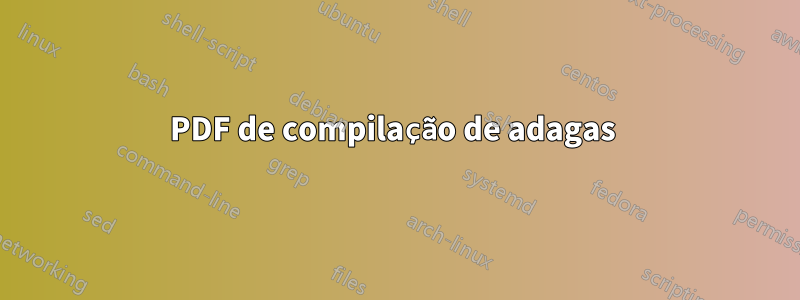 PDF de compilação de adagas 