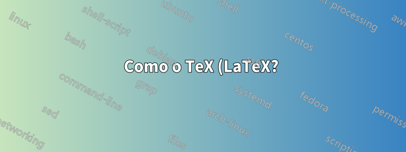 Como o TeX (LaTeX?) Centraliza as imagens fora da página?