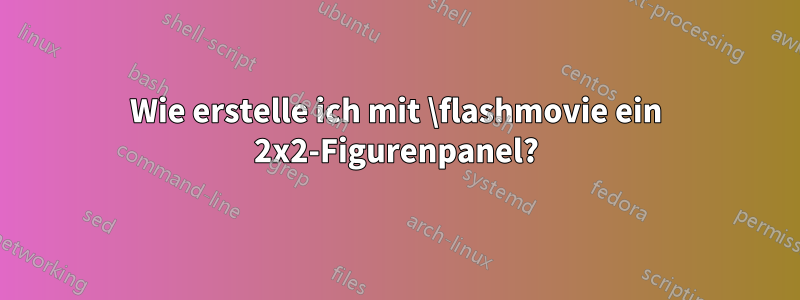 Wie erstelle ich mit \flashmovie ein 2x2-Figurenpanel?