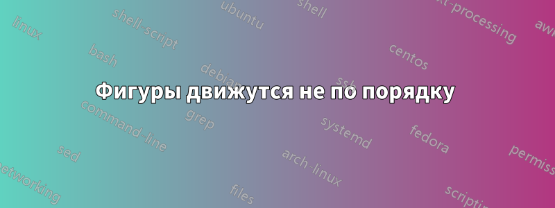 Фигуры движутся не по порядку