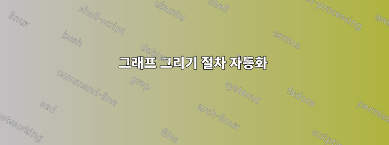 그래프 그리기 절차 자동화