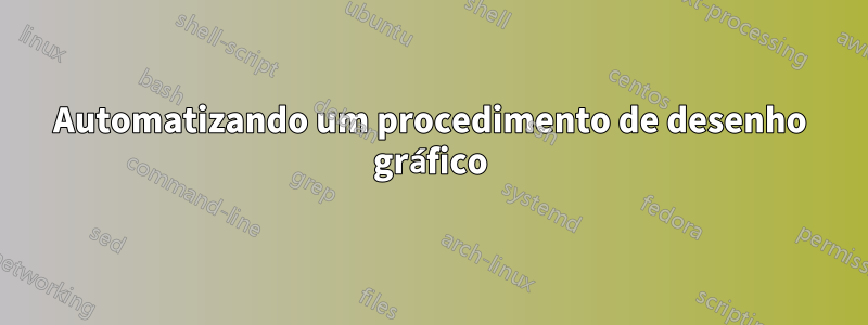 Automatizando um procedimento de desenho gráfico