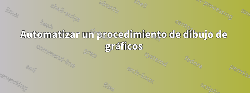 Automatizar un procedimiento de dibujo de gráficos