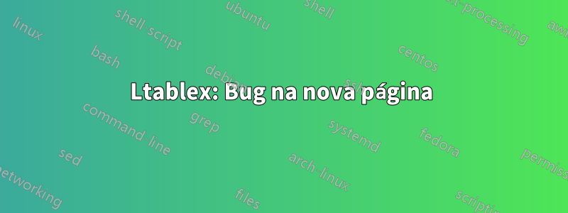 Ltablex: Bug na nova página