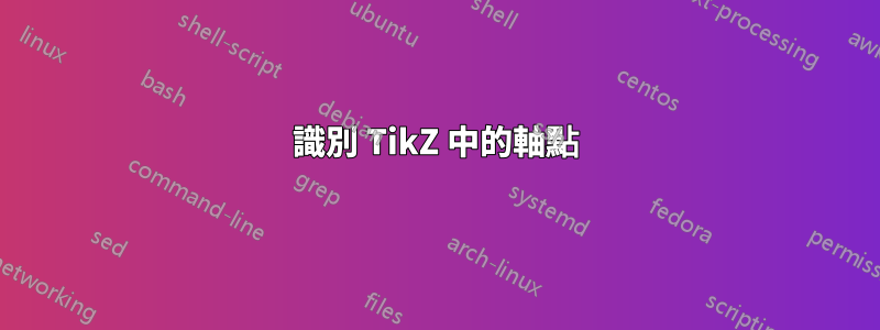 識別 TikZ 中的軸點