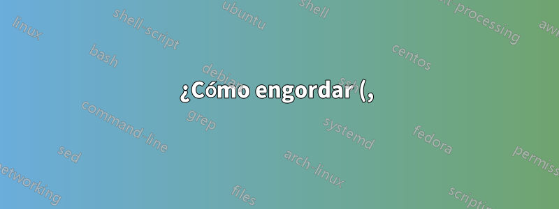¿Cómo engordar (,), {,} y $\vee$ en modo matemático?