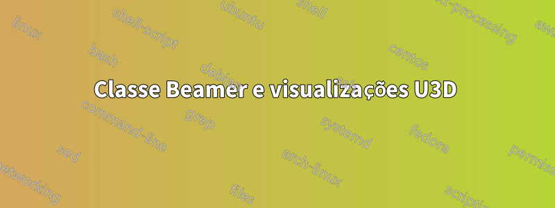 Classe Beamer e visualizações U3D