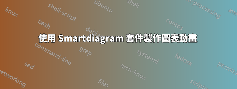 使用 Smartdiagram 套件製作圖表動畫