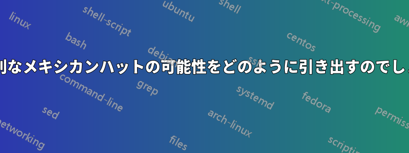 この特別なメキシカンハットの可能性をどのように引き出すのでしょうか?