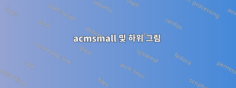 acmsmall 및 하위 그림