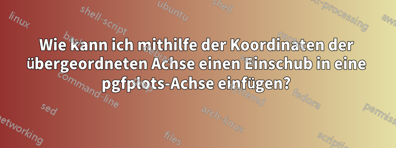 Wie kann ich mithilfe der Koordinaten der übergeordneten Achse einen Einschub in eine pgfplots-Achse einfügen?