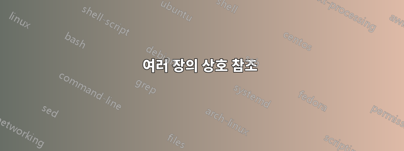 여러 장의 상호 참조