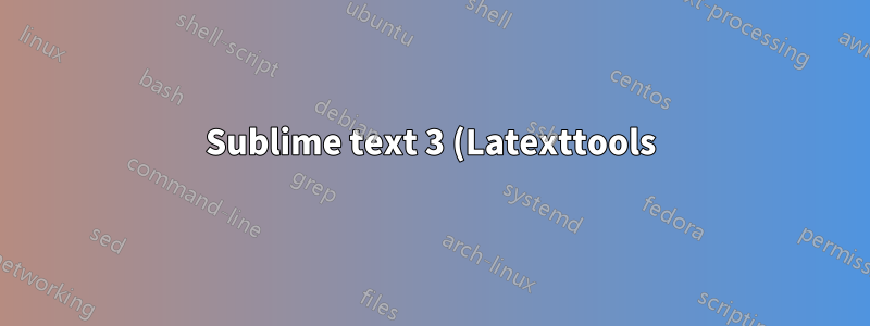 Sublime text 3 (Latexttools) 不會顯示 PDF