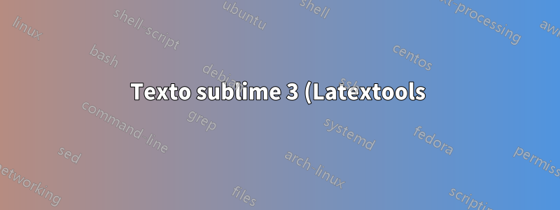 Texto sublime 3 (Latextools) não mostra PDF