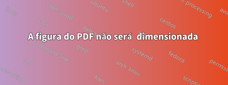 A figura do PDF não será dimensionada