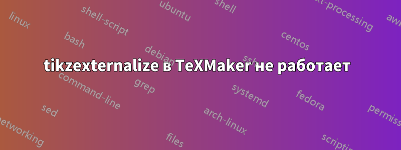 tikzexternalize в TeXMaker не работает 