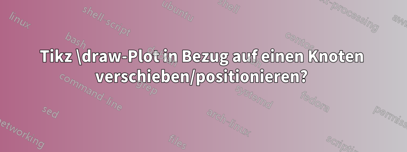 Tikz \draw-Plot in Bezug auf einen Knoten verschieben/positionieren?