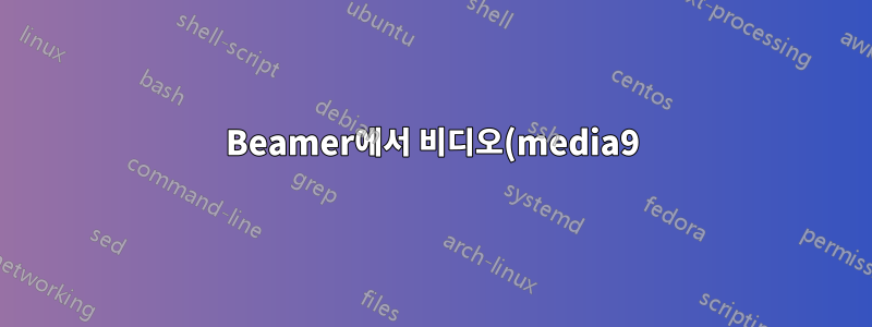 Beamer에서 비디오(media9) 옆에 그림을 넣는 방법은 무엇입니까?