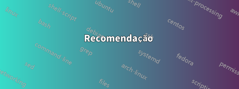 Recomendação