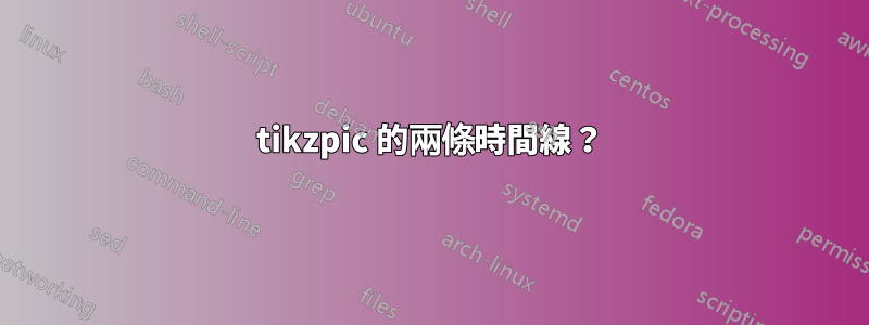 tikzpic 的兩條時間線？