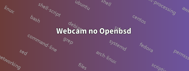 Webcam no Openbsd