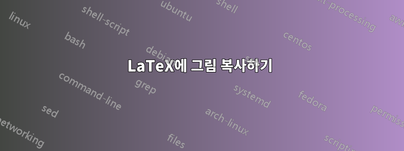 LaTeX에 그림 복사하기