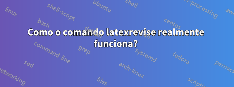 Como o comando latexrevise realmente funciona?