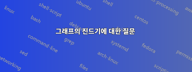 그래프의 진드기에 대한 질문