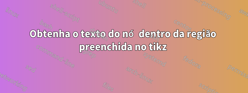 Obtenha o texto do nó dentro da região preenchida no tikz
