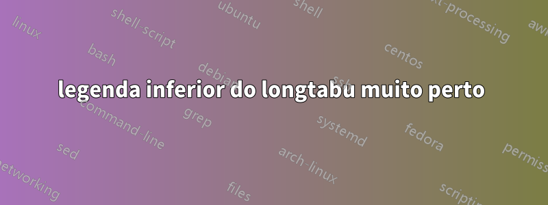 legenda inferior do longtabu muito perto