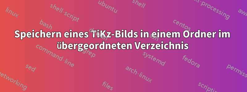 Speichern eines TiKz-Bilds in einem Ordner im übergeordneten Verzeichnis